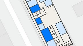 
							Planritning för Convendum Vegagatan 14, 3 privata rum, 57 m²