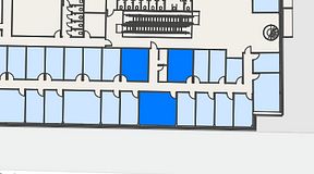 
							Planritning för Regus Mariestad, 3 privata rum, 62 m²