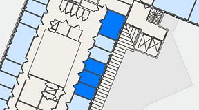 
							Planritning för FASTOFFICE Johanneslundsvägen 12, 4 privata rum, 41 m²