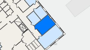 
							Planritning för Regus Hagsätra, 1 privata rum, 18 m²