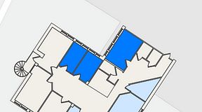 
							Planritning för FirstOffice Måttbandsvägen 12, 3 privata rum, 31 m²