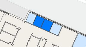 
							Planritning för Sanna Office Hub, 2 privata rum, 32 m²
