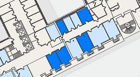 
							Planritning för 7A Posthuset, Vasagatan 28, 5 privata rum, 79 m²