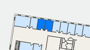 
							Planritning för Regus Alvik, 2 privata rum, 20 m²
