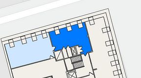 
							Planritning för Regus Östra Hamngatan, 1 privata rum, 45 m²