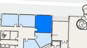 
							Planritning för EQ Coworking, 1 privata rum, 36 m²