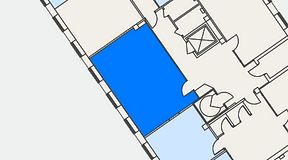Planritning för Regus Östersund, 1 privata rum, 33 m²