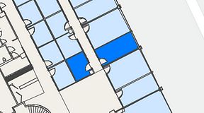 
							Planritning för Convendum Vasagatan 16, 2 privata rum, 26 m²