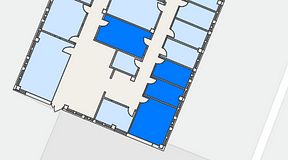 
							Planritning för Växthuset Jägershillgatan, 4 privata rum, 58 m²