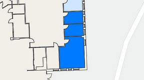 Planritning för Regus Gastelyckan Lund, 3 privata rum, 41 m²