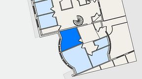 
							Planritning för FirstOffice Sävedalen, 1 privata rum, 16 m²