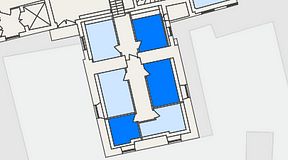 
							Planritning för THE WORKS Ringvägen, 3 privata rum, 37 m²