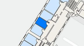 Planritning för iOffice Sjöbefälsskolan, 1 privata rum, 13 m²