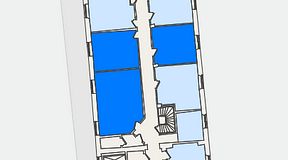 
							Planritning för KG10 Kungsgatan 8, 3 privata rum, 75 m²
