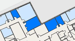 
							Planritning för Spaces Hyllie Vista, 4 privata rum, 59 m²
