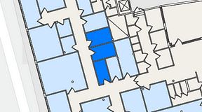 
							Planritning för Entreprenörsgatan Hasselbladshuset, 3 privata rum, 23 m²