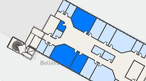 
							Planritning för Växthuset Stensjögatan, 4 privata rum, 102 m²