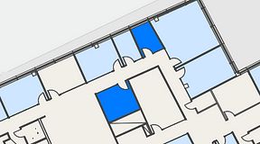 
							Planritning för Spaces Hyllie Vista, 2 privata rum, 23 m²