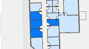 
							Planritning för Helio Frösundavik, 4 privata rum, 41 m²
