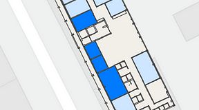 
							Planritning för Convendum Vegagatan 14, 4 privata rum, 67 m²