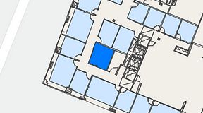 Planritning för Regus Östermalmstorg, 1 privata rum, 9 m²