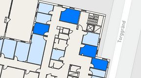 
							Planritning för Regus Jönköping, 4 privata rum, 37 m²