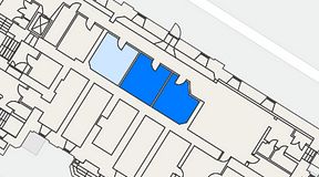 Planritning för iOffice Sjöbefälsskolan, 2 privata rum, 26 m²