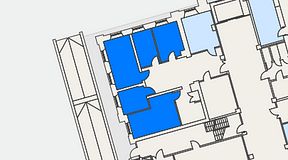 
							Planritning för High Court Börshuset, 5 privata rum, 71 m²
