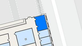 Planritning för THE WORKS Medborgarplatsen, 1 privata rum, 22 m²