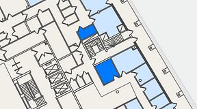 
							Planritning för Mindpark Hyllie Skrivaregatan, 2 privata rum, 16 m²