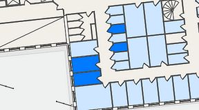 
							Planritning för QuickOffice Kista, 4 privata rum, 26 m²