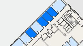 
							Planritning för Regus Nynäshamn, 4 privata rum, 42 m²