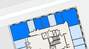 
							Planritning för Regus Östra Hamngatan, 5 privata rum, 95 m²