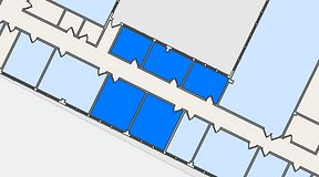 
							Planritning för Quick Office Älvsjö, 5 privata rum, 64 m²