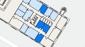
							Planritning för Convendum Sundbyberg, 4 privata rum, 60 m²