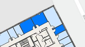 
							Planritning för Spaces Hyllie Vista, 3 privata rum, 45 m²