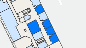 
							Planritning för The Works Västra Järnvägsgatan, 5 privata rum, 99 m²