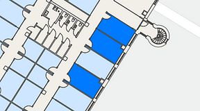 
							Planritning för Convendum Sundbyberg, 3 privata rum, 48 m²