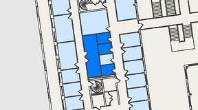 
							Planritning för Spaces Nordenskiöldsgatan, 4 privata rum, 35 m²