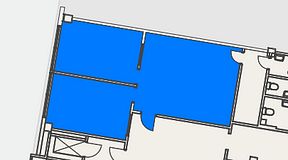 Planritning för Regus Hisings Backa, 1 privata rum, 53 m²