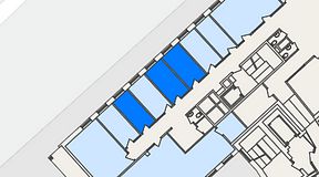 
							Planritning för FASTOFFICE S:t Olofsgatan, 3 privata rum, 26 m²