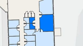 
							Planritning för Helio Frösundavik, 3 privata rum, 39 m²