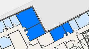 
							Planritning för Spaces Hyllie Vista, 4 privata rum, 87 m²