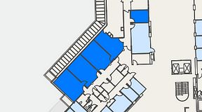 
							Planritning för Helio Frösundavik, 5 privata rum, 121 m²