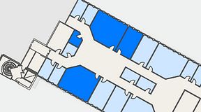 
							Planritning för Växthuset Stensjögatan, 4 privata rum, 102 m²