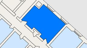 Planritning för FASTOFFICE Söderhamn, 1 privata rum, 27 m²