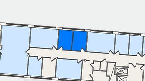 
							Planritning för Landskapet Sickla, 2 privata rum, 26 m²