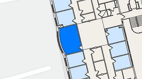 
							Planritning för FirstOffice Sävedalen, 1 privata rum, 24 m²