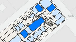 
							Planritning för Spaces Gamla Stan, 4 privata rum, 110 m²