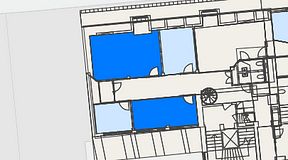 
							Planritning för Convendum Kungsgatan 9, 2 privata rum, 46 m²